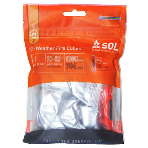 Adventure Medical SOL Series All-Weather Fire Cubes